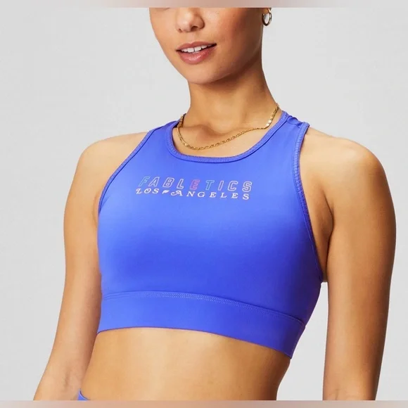 Fabletics Trinity Motion365+High-Waisted Capri/Trinity High Impact Sports Bra - Picture 2 of 15